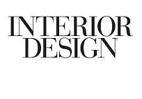 A black and white image of the interior design logo.